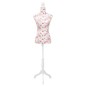 Damenbüste Schneiderpuppe Büste Torso Mannequin Baumwolle Weiß Rose Damenbüste Schneiderpuppe Büste Torso Mannequin Baumwolle Weiß Rose