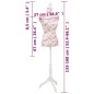 Damenbüste Schneiderpuppe Büste Torso Mannequin Baumwolle Weiß Rose Damenbüste Schneiderpuppe Büste Torso Mannequin Baumwolle Weiß Rose