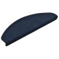 vidaXL Selbstklebende Treppenmatten 15 Stk. Navy 65x21x4cm Nadelvlies 
