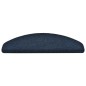 vidaXL Selbstklebende Treppenmatten 15 Stk. Navy 65x21x4cm Nadelvlies 