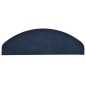 vidaXL Selbstklebende Treppenmatten 15 Stk. Navy 65x21x4cm Nadelvlies 
