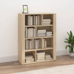 vidaXL Sideboard Sonoma-Eiche 80x30x106 cm Holzwerkstoff
