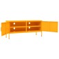 vidaXL TV-Schrank Senfgelb 105x35x50 cm Stahl vidaXL TV-Schrank Senfgelb 105x35x50 cm Stahl