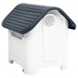 vidaXL Hundehütte Grau 59x75x66 cm Polypropylen vidaXL Hundehütte Grau 59x75x66 cm Polypropylen