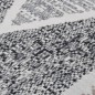 vidaXL Teppich Schwarz und Grau 80x300 cm Baumwolle vidaXL Teppich Schwarz und Grau 80x300 cm Baumwolle