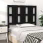 vidaXL Kopfteil Schwarz 105,5x4x100 cm Massivholz Kiefer vidaXL Kopfteil Schwarz 105,5x4x100 cm Massivholz Kiefer