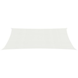 vidaXL Sonnensegel 160 g/m² Weiß 2,5x4,5 m HDPE 