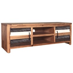 vidaXL TV-Schrank Akazie Massivholz 120x35x40 cm