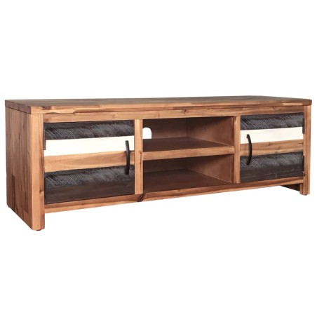 vidaXL TV-Schrank Akazie Massivholz 120x35x40 cm