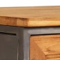 vidaXL Nachttisch Recyceltes Teak und Stahl 40 x 30 x 50 cm vidaXL Nachttisch Recyceltes Teak und Stahl 40 x 30 x 50 cm