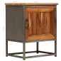 vidaXL Nachttisch Recyceltes Teak und Stahl 40 x 30 x 50 cm vidaXL Nachttisch Recyceltes Teak und Stahl 40 x 30 x 50 cm