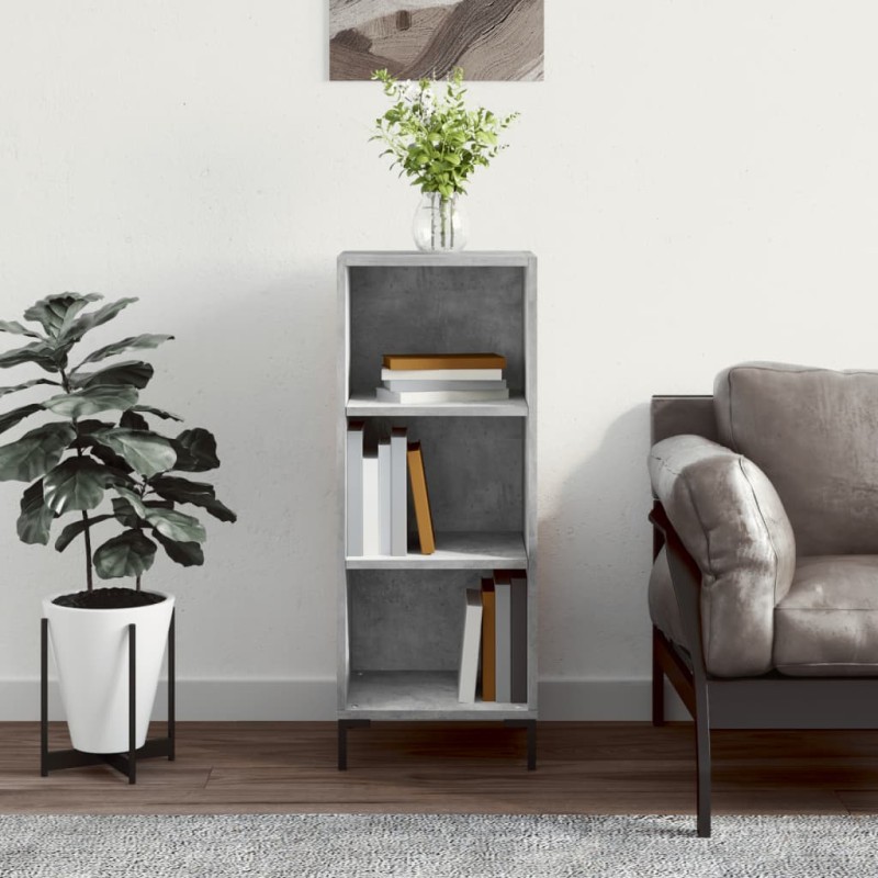 vidaXL Sideboard Betongrau 34,5x32,5x90 cm Holzwerkstoff vidaXL Sideboard Betongrau 34,5x32,5x90 cm Holzwerkstoff