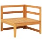 vidaXL 2-tlg. Garten-Lounge-Set mit Dunkelgrauen Kissen Akazienholz vidaXL 2-tlg. Garten-Lounge-Set mit Dunkelgrauen Kissen Akazienholz