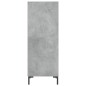 vidaXL Sideboard Betongrau 34,5x32,5x90 cm Holzwerkstoff vidaXL Sideboard Betongrau 34,5x32,5x90 cm Holzwerkstoff