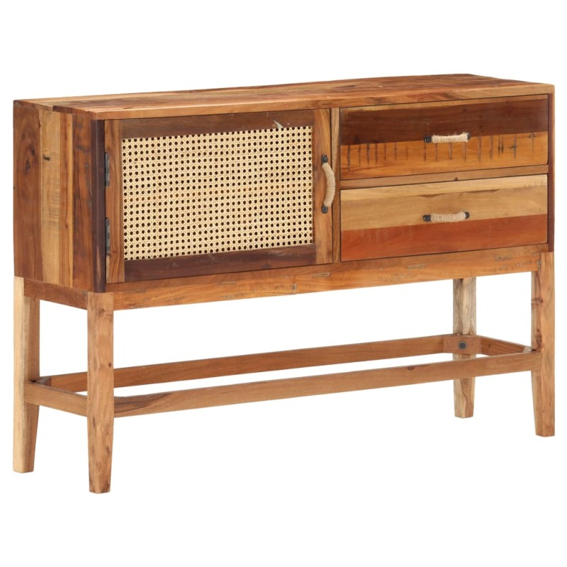 vidaXL Sideboard 118x30x76 cm Altholz Massiv vidaXL Sideboard 118x30x76 cm Altholz Massiv