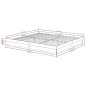 vidaXL Massivholzbett Grau 160x200 cm vidaXL Massivholzbett Grau 160x200 cm