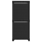 vidaXL Würfel-Regal mit Boxen 5 Fächer Schwarz 103x30x72,5 cm Stoff vidaXL Würfel-Regal mit Boxen 5 Fächer Schwarz 103x30x72,5 cm Stoff