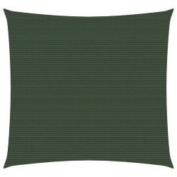 vidaXL Sonnensegel 160 g/m² Dunkelgrün 4,5x4,5 m HDPE