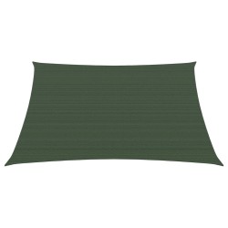 vidaXL Sonnensegel 160 g/m² Dunkelgrün 4,5x4,5 m HDPE