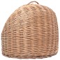 vidaXL Katzen-Transportkorb 60x45x45 cm Natürliche Weide vidaXL Katzen-Transportkorb 60x45x45 cm Natürliche Weide