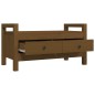 vidaXL Flurbank Honigbraun 80x40x43 cm Massivholz Kiefer vidaXL Flurbank Honigbraun 80x40x43 cm Massivholz Kiefer