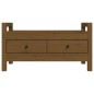 vidaXL Flurbank Honigbraun 80x40x43 cm Massivholz Kiefer vidaXL Flurbank Honigbraun 80x40x43 cm Massivholz Kiefer