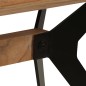 vidaXL Esszimmerbank Akazienholz Massiv und Stahl 160 x 40 x 45 cm vidaXL Esszimmerbank Akazienholz Massiv und Stahl 160 x 40 x 45 cm