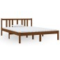 vidaXL Massivholzbett Honigbraun 135x190 cm vidaXL Massivholzbett Honigbraun 135x190 cm