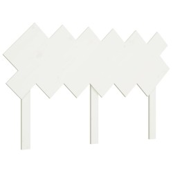 vidaXL Bett-Kopfteil Weiß 132x3x81 cm Massivholz Kiefer