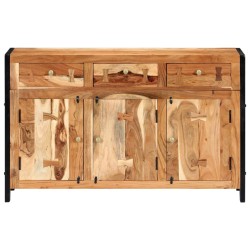 vidaXL Sideboard 120x35x75 cm Akazie Massivholz