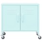 vidaXL Lagerschrank Mintgrün 60x35x56 cm Stahl vidaXL Lagerschrank Mintgrün 60x35x56 cm Stahl