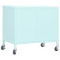 vidaXL Lagerschrank Mintgrün 60x35x56 cm Stahl vidaXL Lagerschrank Mintgrün 60x35x56 cm Stahl