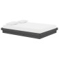 vidaXL Massivholzbett Grau 140x190 cm vidaXL Massivholzbett Grau 140x190 cm