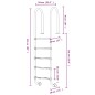 vidaXL Pool-Leiter 54x38x211 cm Edelstahl 304 vidaXL Pool-Leiter 54x38x211 cm Edelstahl 304