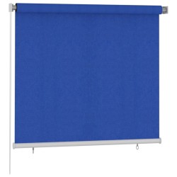 vidaXL Außenrollo 160x140 cm Blau HDPE