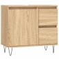 vidaXL Badschrank Sonoma-Eiche 65x33x60 cm Holzwerkstoff vidaXL Badschrank Sonoma-Eiche 65x33x60 cm Holzwerkstoff