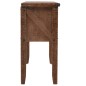 vidaXL Konsolentisch Tannenholz Massiv 131x35,5x75 cm Braun vidaXL Konsolentisch Tannenholz Massiv 131x35,5x75 cm Braun