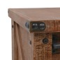vidaXL Konsolentisch Tannenholz Massiv 131x35,5x75 cm Braun vidaXL Konsolentisch Tannenholz Massiv 131x35,5x75 cm Braun