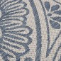 vidaXL Outdoor-Teppich Flachgewebe 100x200 cm Blaues Muster vidaXL Outdoor-Teppich Flachgewebe 100x200 cm Blaues Muster