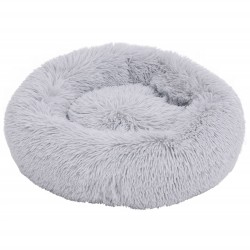 vidaXL Hunde- und Katzenkissen Waschbar Hellgrau 70x70x15cm 