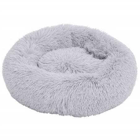 vidaXL Hunde- und Katzenkissen Waschbar Hellgrau 70x70x15cm 