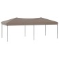 vidaXL Partyzelt Faltbar Taupe 3x6 m vidaXL Partyzelt Faltbar Taupe 3x6 m
