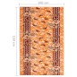 vidaXL Teppichläufer BCF Terrakottarot 100x150 cm vidaXL Teppichläufer BCF Terrakottarot 100x150 cm