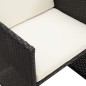 Gartenstühle 4 Stk. Poly Rattan Schwarz Gartenstühle 4 Stk. Poly Rattan Schwarz