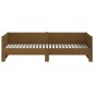 vidaXL Ausziehbares Tagesbett Braun Massivholz Kiefer 2x(90x190) cm vidaXL Ausziehbares Tagesbett Braun Massivholz Kiefer 2x(90x190) cm