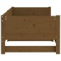 vidaXL Ausziehbares Tagesbett Braun Massivholz Kiefer 2x(90x190) cm vidaXL Ausziehbares Tagesbett Braun Massivholz Kiefer 2x(90x190) cm