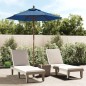 vidaXL Sonnenschirm mit Holzmast Azurblau 196x231 cm vidaXL Sonnenschirm mit Holzmast Azurblau 196x231 cm