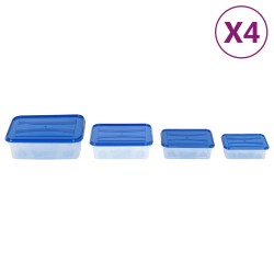 vidaXL Frischhaltedosen mit Deckeln 16 Stk. PP