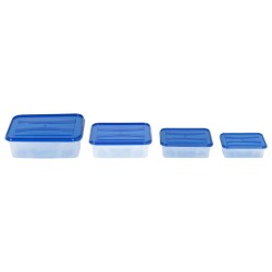 vidaXL Frischhaltedosen mit Deckeln 16 Stk. PP