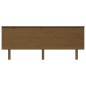 vidaXL Kopfteil Honigbraun 204x6x82,5 cm Massivholz Kiefer